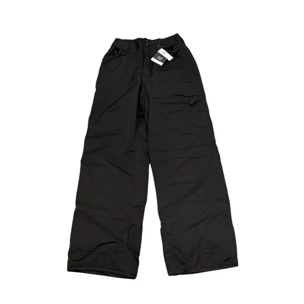 GAP Kids Unisex Ski Snow Pants Black Size 12 Winter Insulated NWT